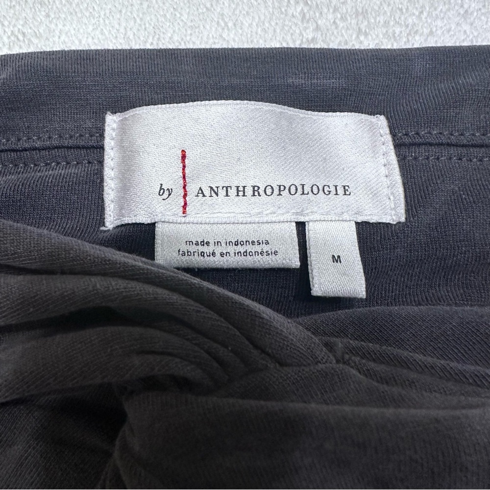 Anthropologie Dark Gray Twisted Front Maxi‎ Skirt - Picture 6 of 8